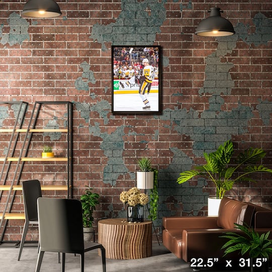 Evgeni Malkin Pittsburgh Penguins Framed 20" x 29" Goal Celebration Canvas 22.5" x 31.5"